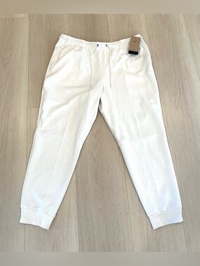 Nike Dri-FIT UV Primary Fleece Jogger Sweatpants Ivory FZ0975-110 Men XL NEW $80